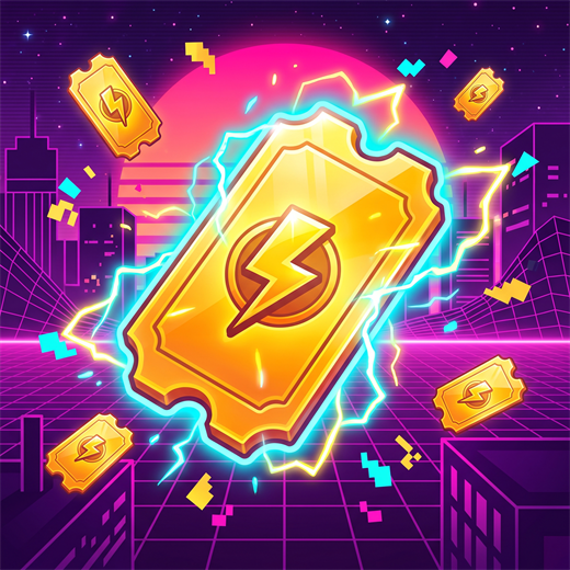Arcade Ticket lightning bolts, the Draw